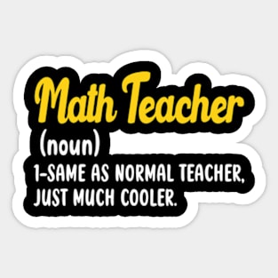 funny math Sticker